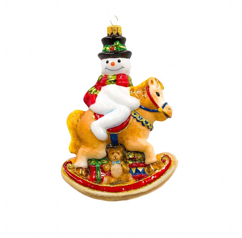 Ride’em Freezy / Bałwan Na Koniku  ornament collectible - Main Image 3