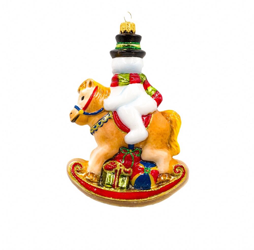 Ride’em Freezy / Bałwan Na Koniku  ornament collectible - Main Image 4