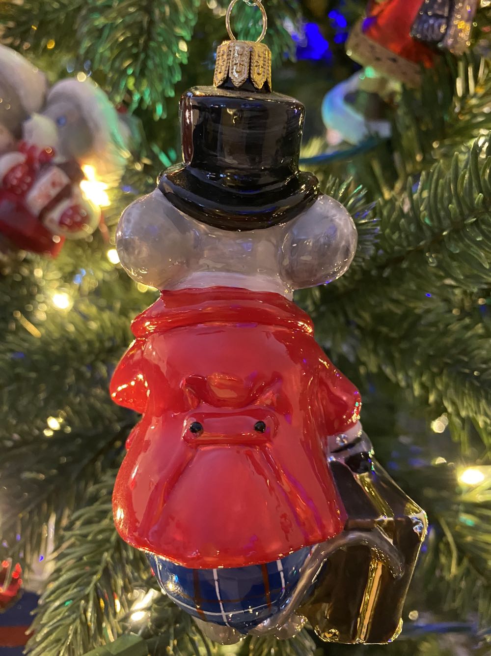 Mouse With A Suitcase / Mysz Z Walizką  ornament collectible - Main Image 2