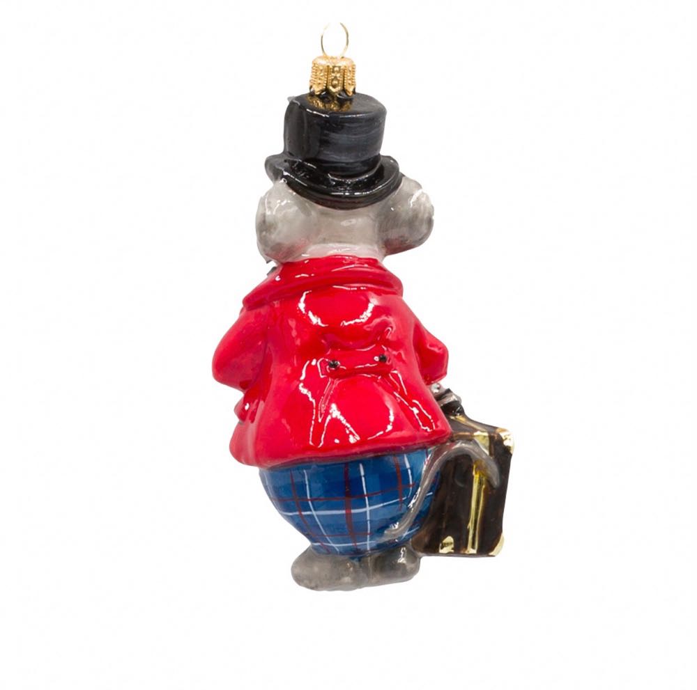 Mouse With A Suitcase / Mysz Z Walizką  ornament collectible - Main Image 4