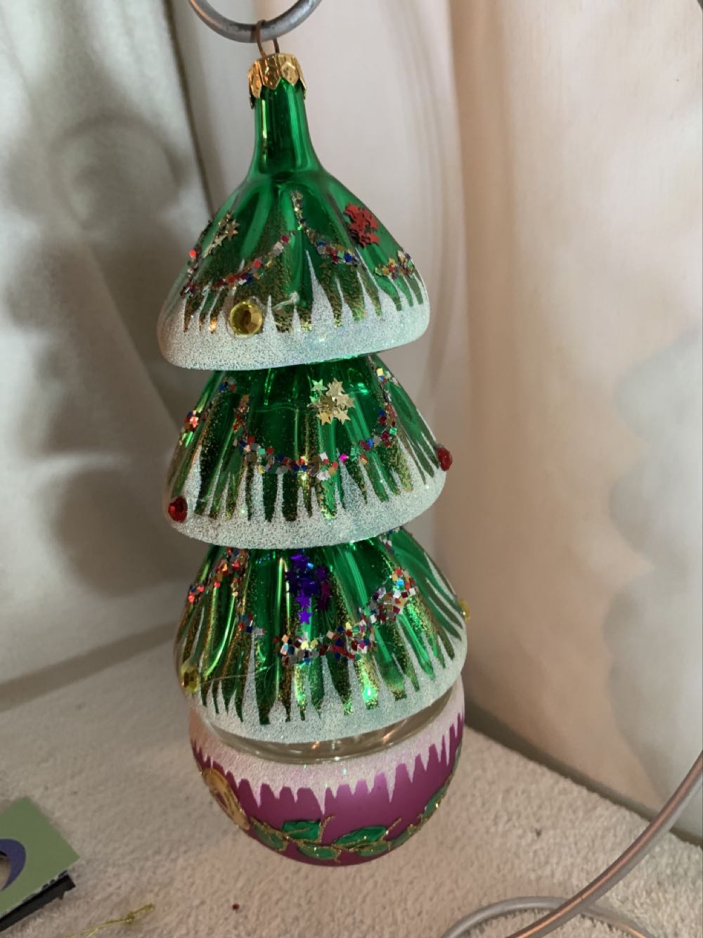 Winter Cascade  (Christmas Tree Ornament) ornament collectible - Main Image 2