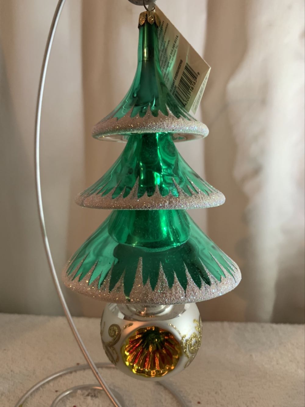 Winter Cascade  (Christmas Tree Ornament) ornament collectible - Main Image 4
