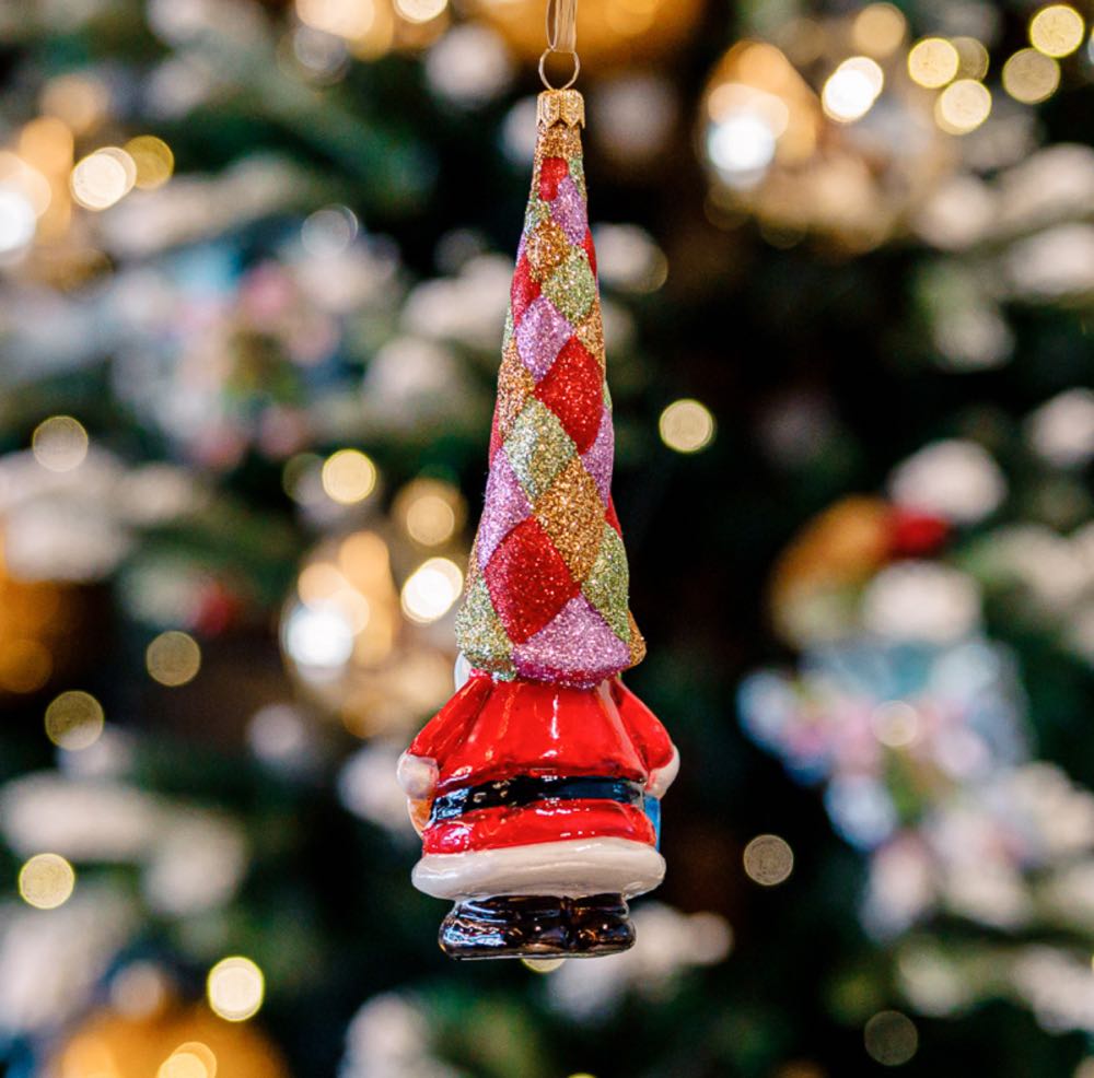 LONG SANTA / Mikołaj Długi, Brokat  ornament collectible - Main Image 4