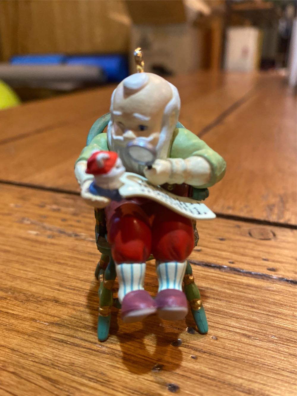 Checkin It Twice (Carlton Cards)  (Heirloom Collection) ornament collectible - Main Image 2