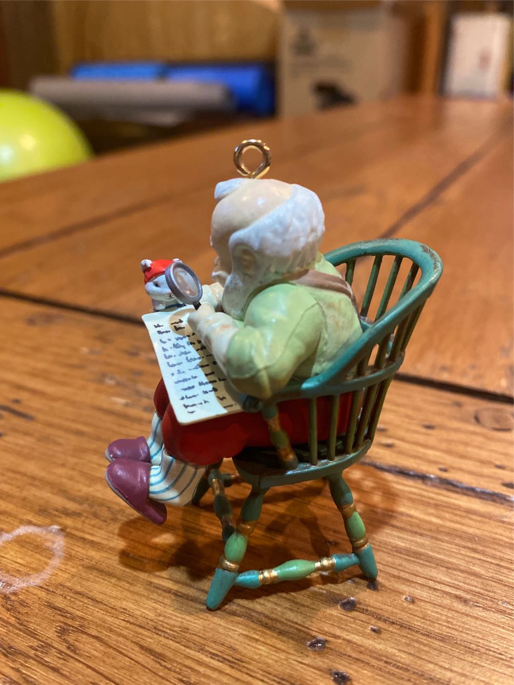 Checkin It Twice (Carlton Cards)  (Heirloom Collection) ornament collectible - Main Image 3