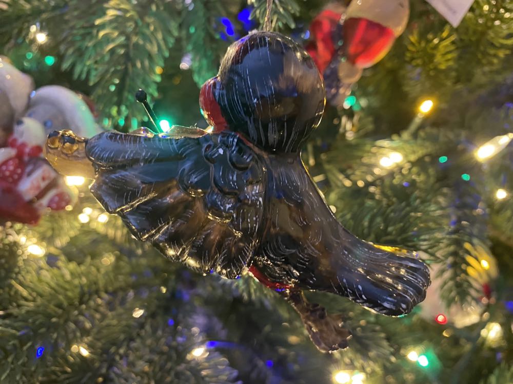 Bird With Violin / Ptaszek grający na skrzypcach  ornament collectible - Main Image 3