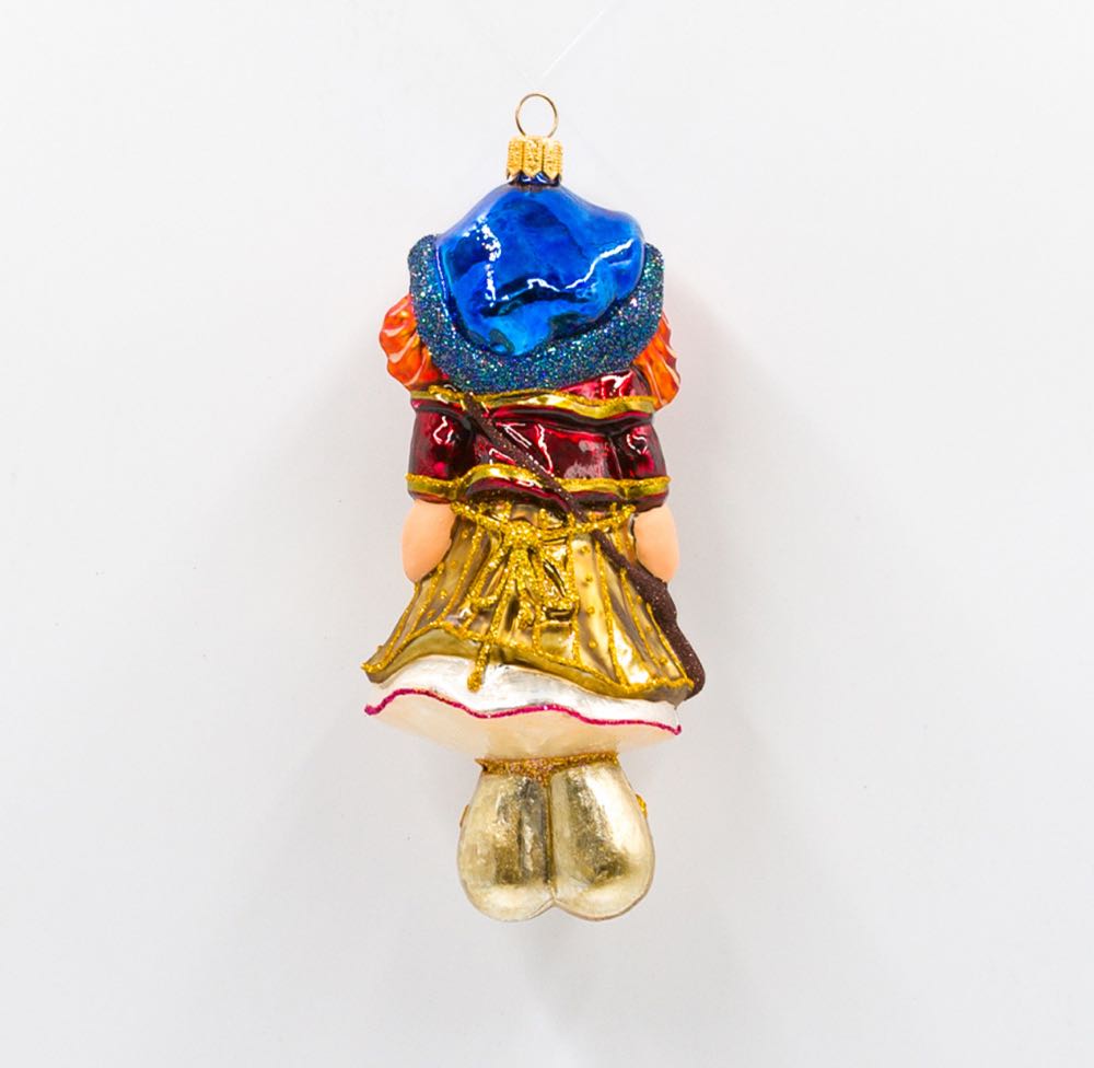 A rag doll, a girl with a handbag / Lalka szmaciana, dziewczynka z torebką  ornament collectible - Main Image 4