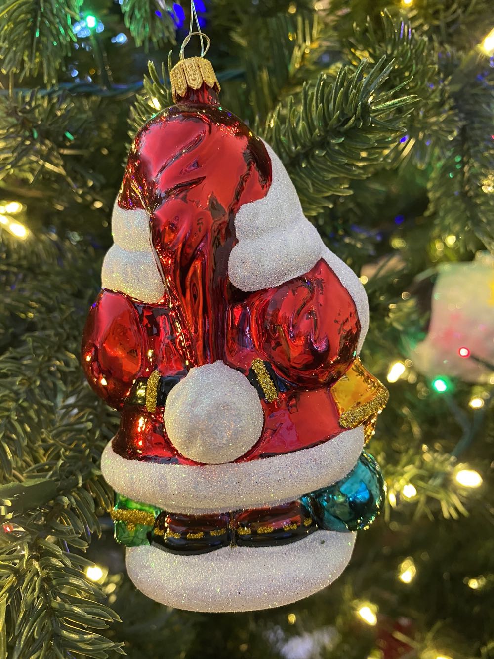 Hedgehog in Christmas clothes / Jeż w świątecznym ubranku  ornament collectible - Main Image 2