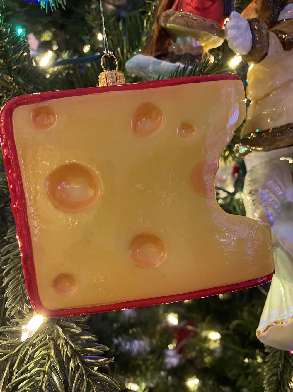 Mouse Sleeping In Cheese / Mysz Śpiąca W Serze  ornament collectible - Main Image 2