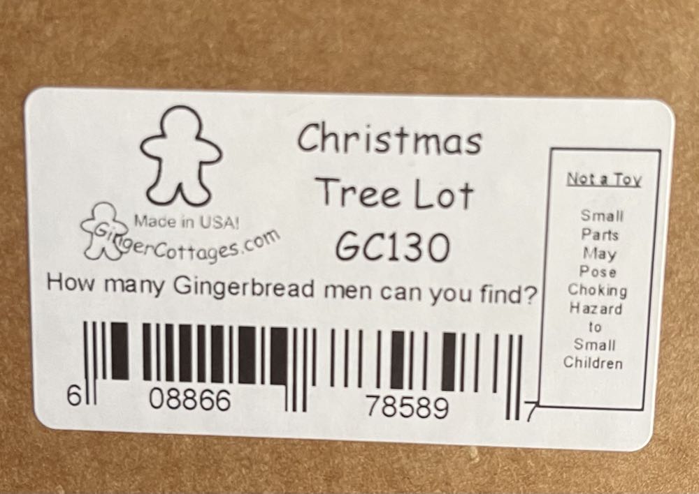 80027 (GC130) Ginger Cottages - Christmas Tree Lot  ornament collectible - Main Image 2