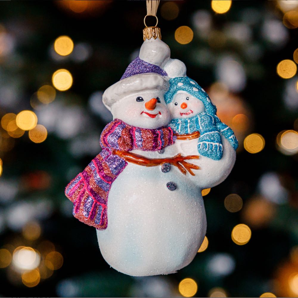 Snowman friends / Bałwankowi Przyjaciele  ornament collectible - Main Image 3