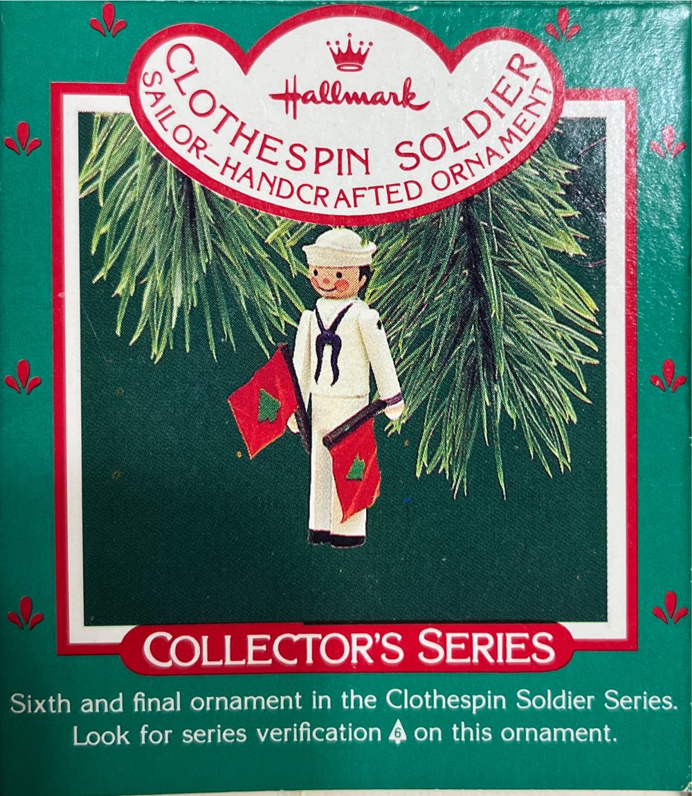 Clothespin Soldier #6 - Clothespin Soldier ornament collectible - Main Image 3