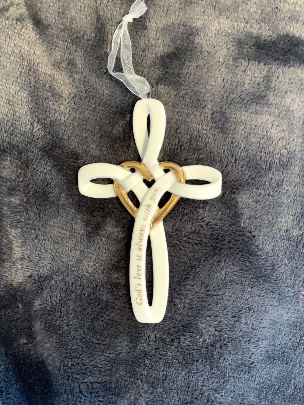 God’s Love - Gold - Cross (Cross, Religious) ornament collectible [Barcode 795902471293] - Main Image 3