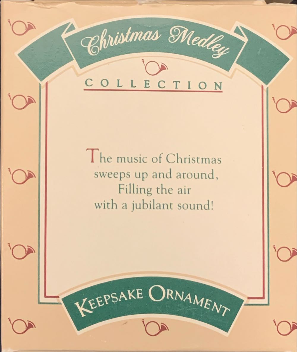 Holiday Horn - Musical Instruments (Porcelain Horns) ornament collectible - Main Image 2