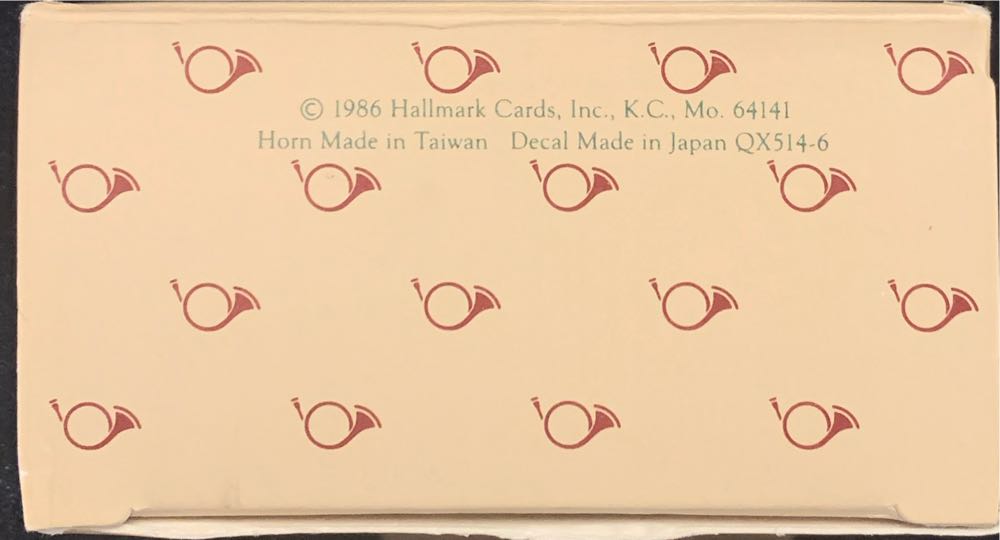 Holiday Horn - Musical Instruments (Porcelain Horns) ornament collectible - Main Image 3