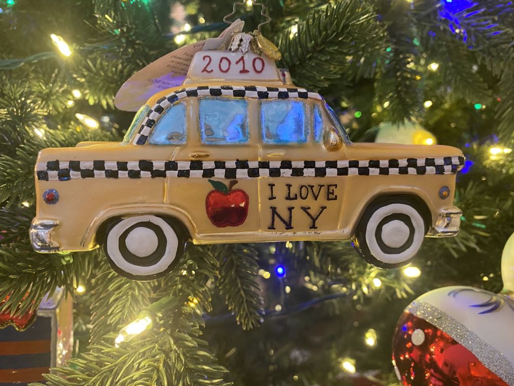 I Love New York Taxi  ornament collectible - Main Image 2