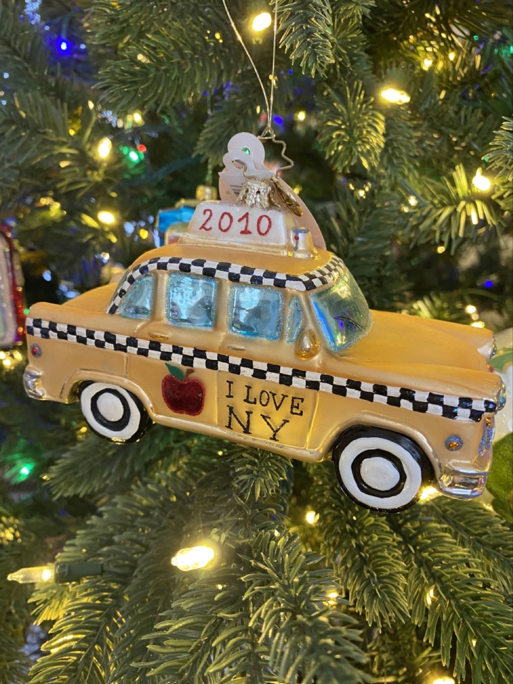 I Love New York Taxi  ornament collectible - Main Image 4