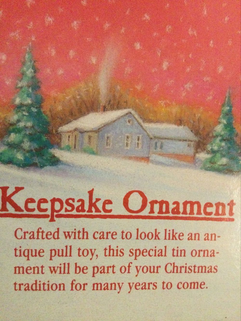 Sailing! Sailing! 1988 - Tin Toys ornament collectible - Main Image 2