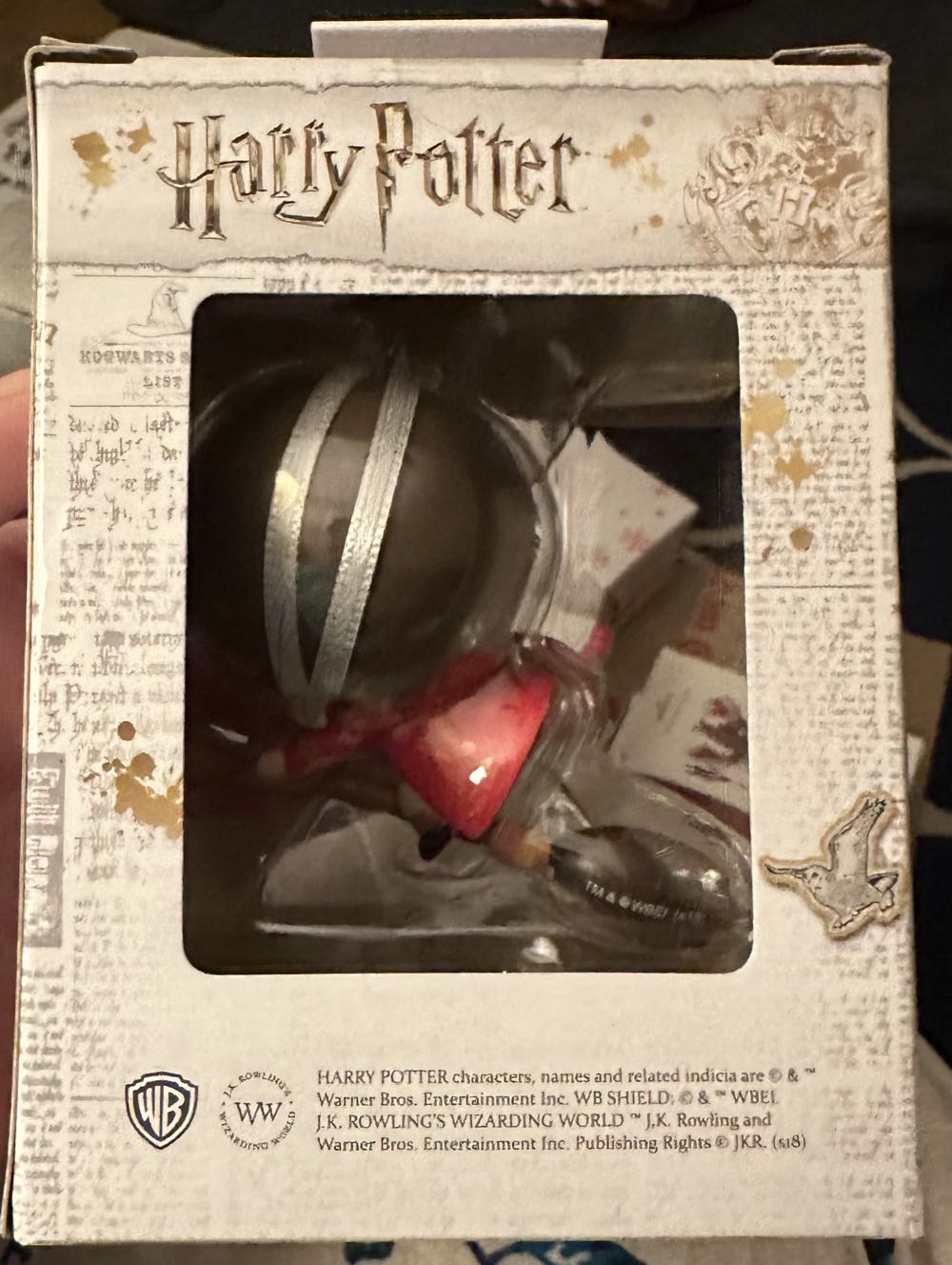 Hallmark Harry Potter Christmas Tree Walgreens Exclusive Broom - Harry Potter ornament collectible [Barcode 763795427871] - Main Image 2