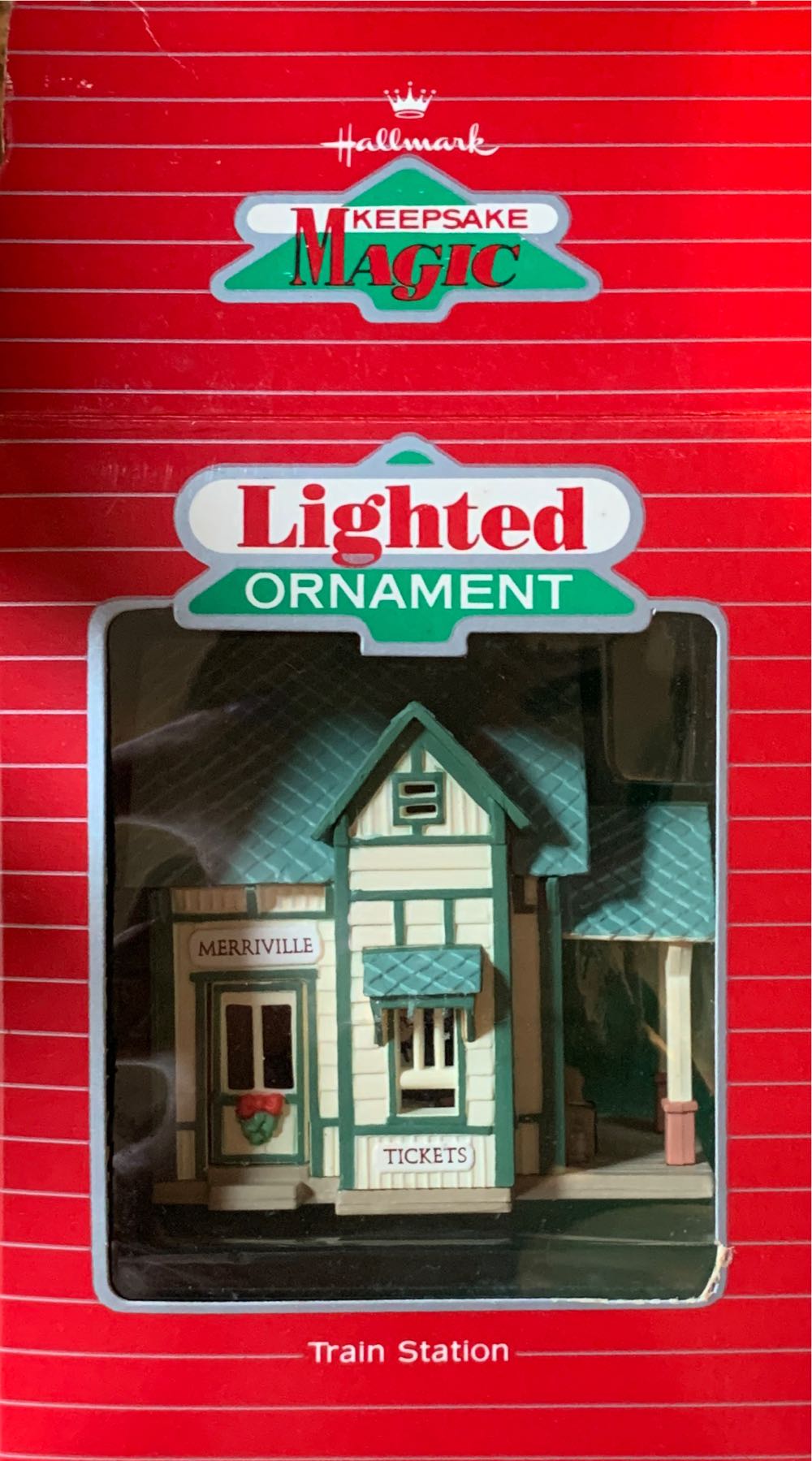 Merryville Train Station ornament collectible - Main Image 1