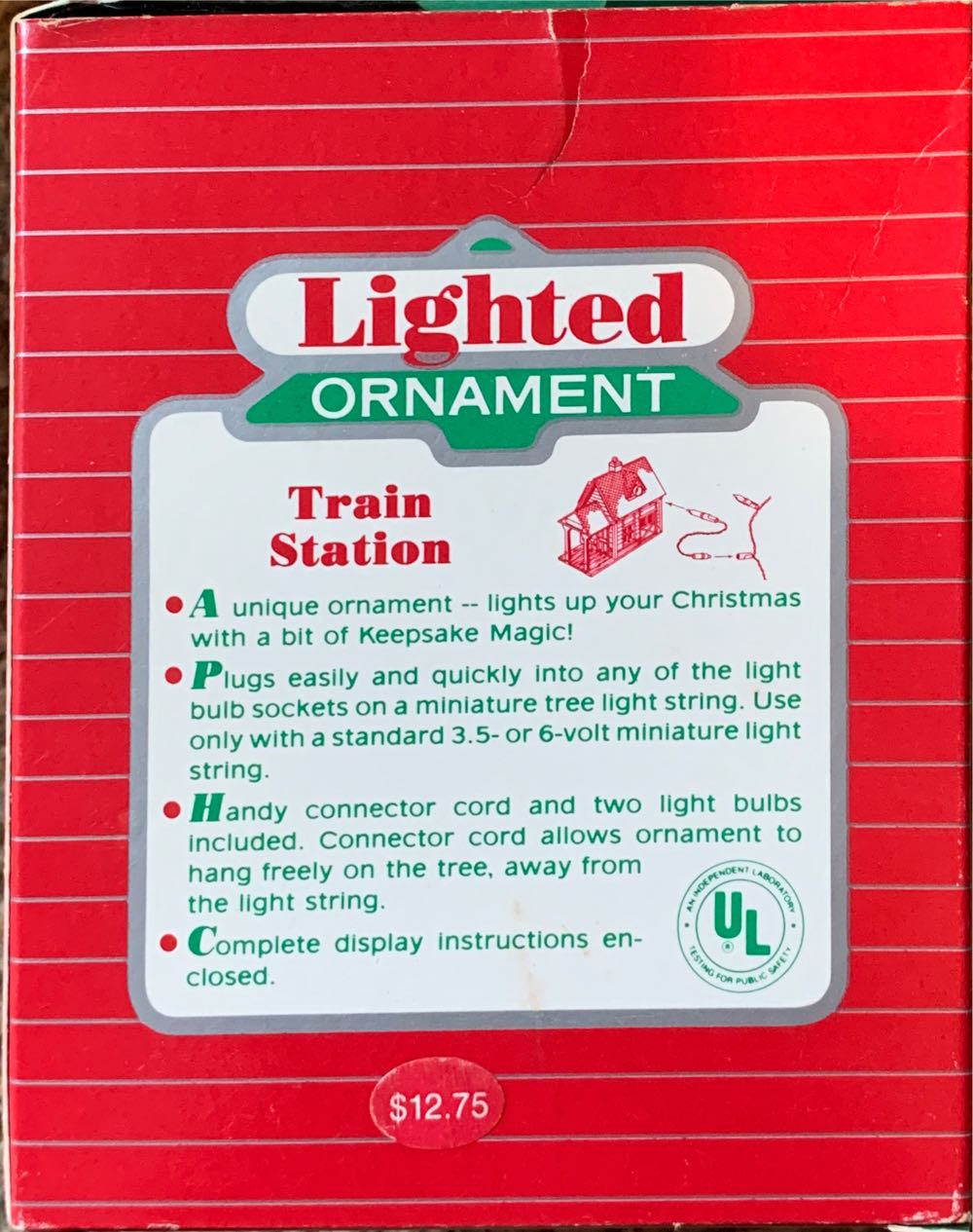 Merryville Train Station ornament collectible - Main Image 2