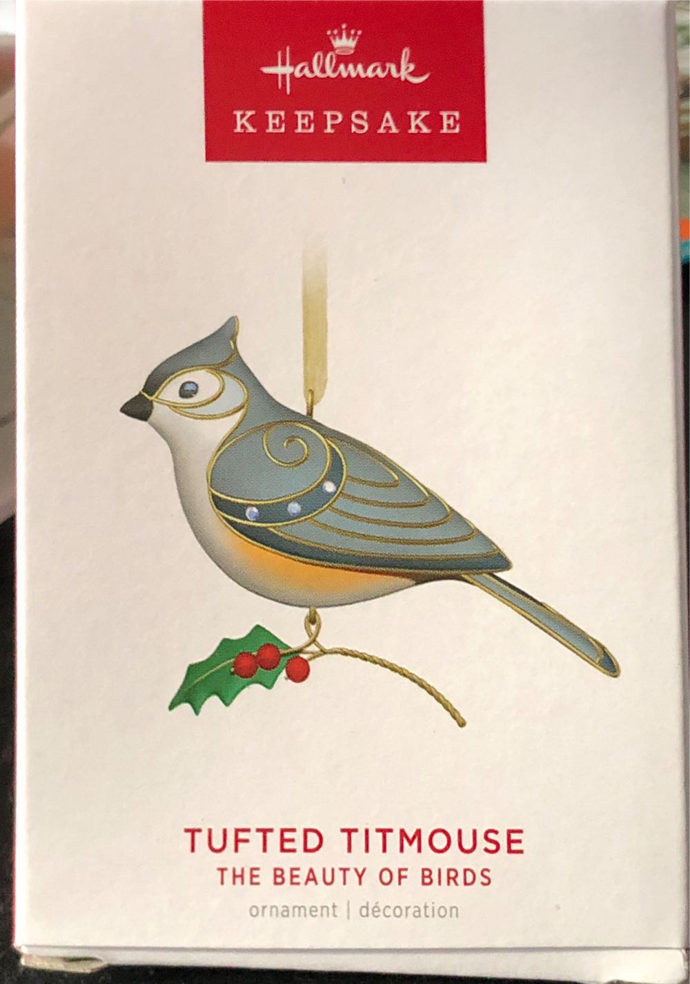 18 - Tufted Titmouse - Beauty Of The Birds (Birds) ornament collectible [Barcode 763795719457] - Main Image 2