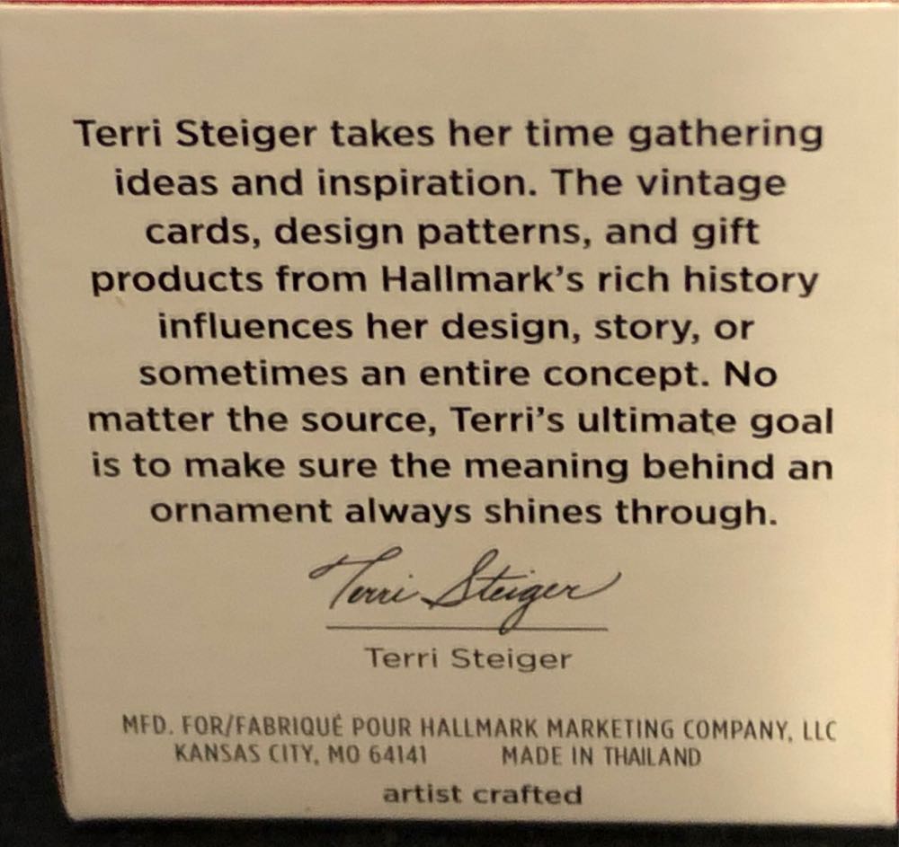 Bitty Blue Butterfly - Butterflies (Miniatures) ornament collectible [Barcode 763795726967] - Main Image 3