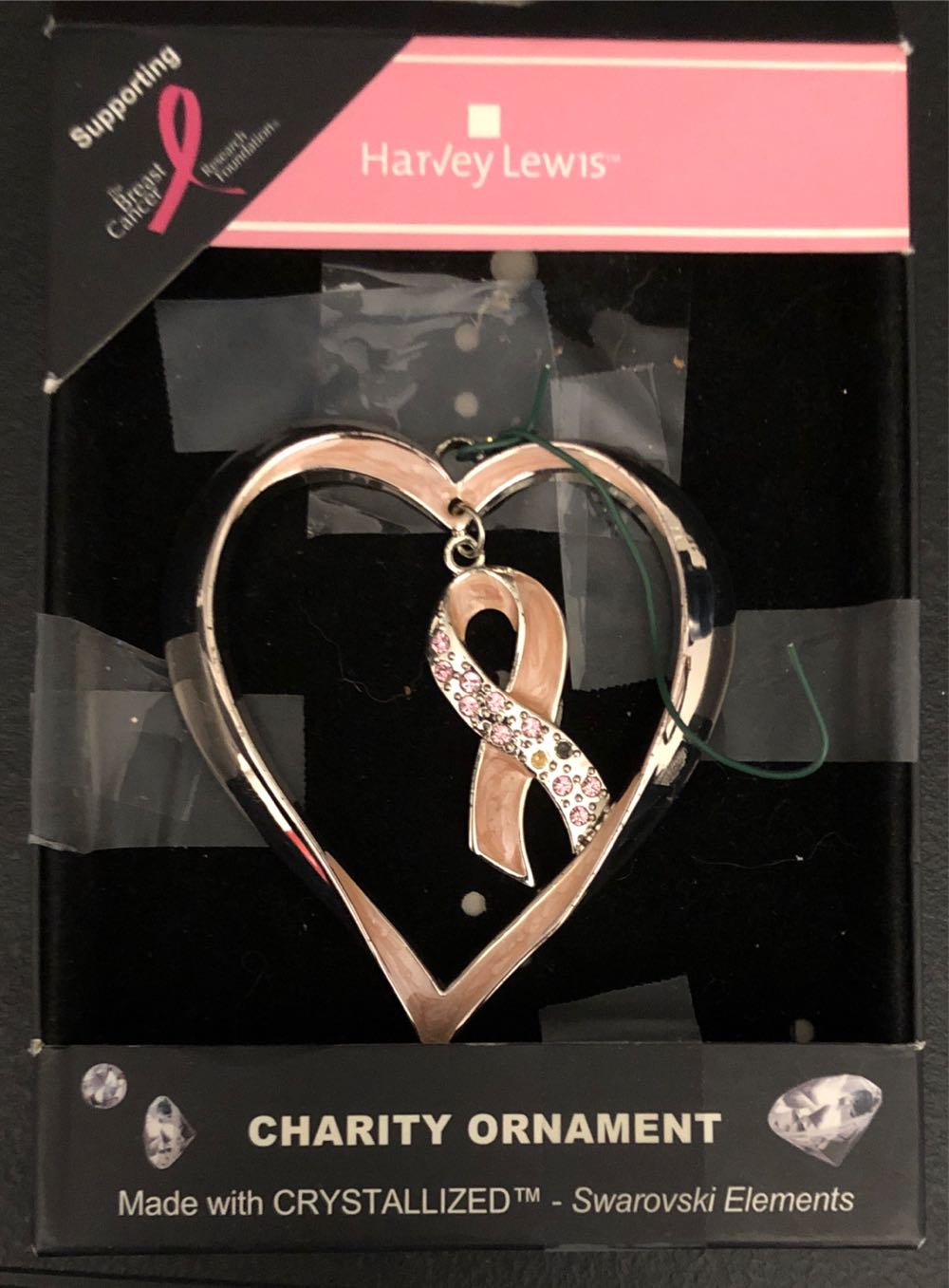 Harvey Lewis Breast Cancer Research Charity - Charity Ornament (Breast Cancer Research) ornament collectible [Barcode 736276304091] - Main Image 3