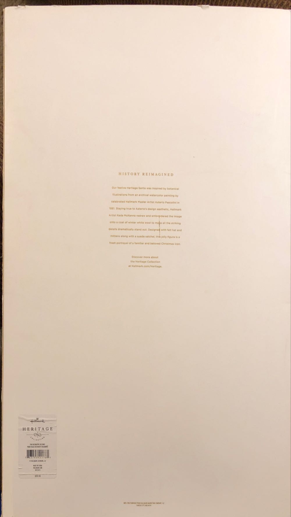 Father Christmas - Heritage Collection (Father Christmas) ornament collectible [Barcode 763795441761] - Main Image 3