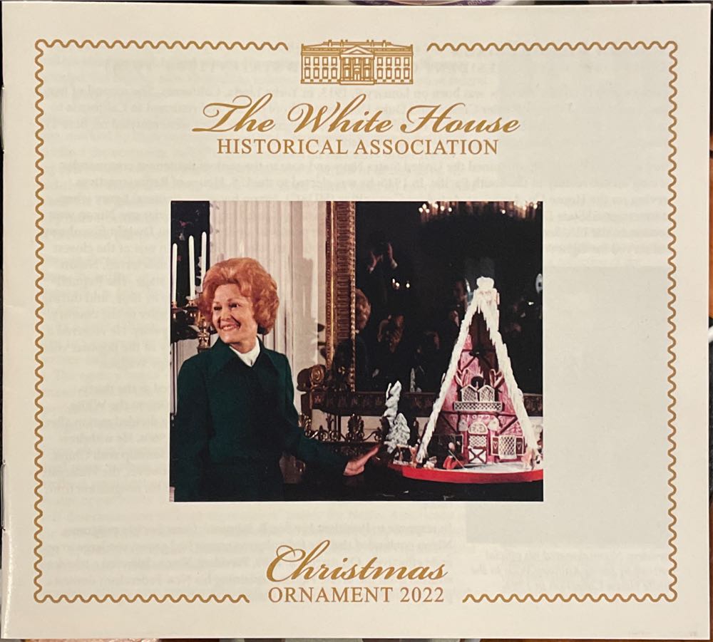 White House - 2022 - Richard Nixon - White House Christmas Ornament (White House) ornament collectible [Barcode 634228642973] - Main Image 4