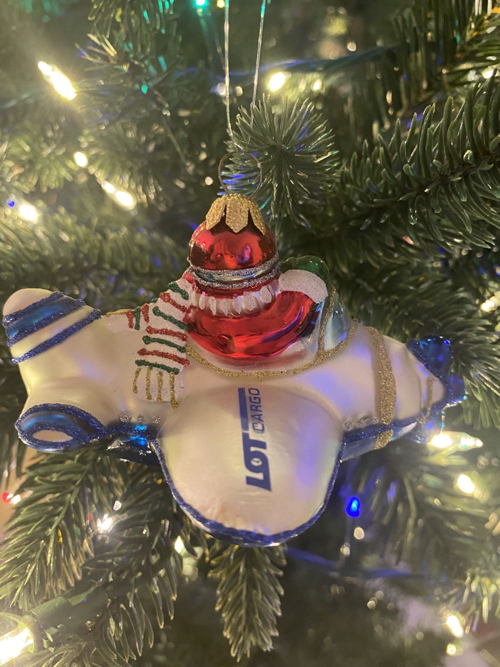 Santa In A Plane / Mikołaj W Samolocie  ornament collectible - Main Image 2