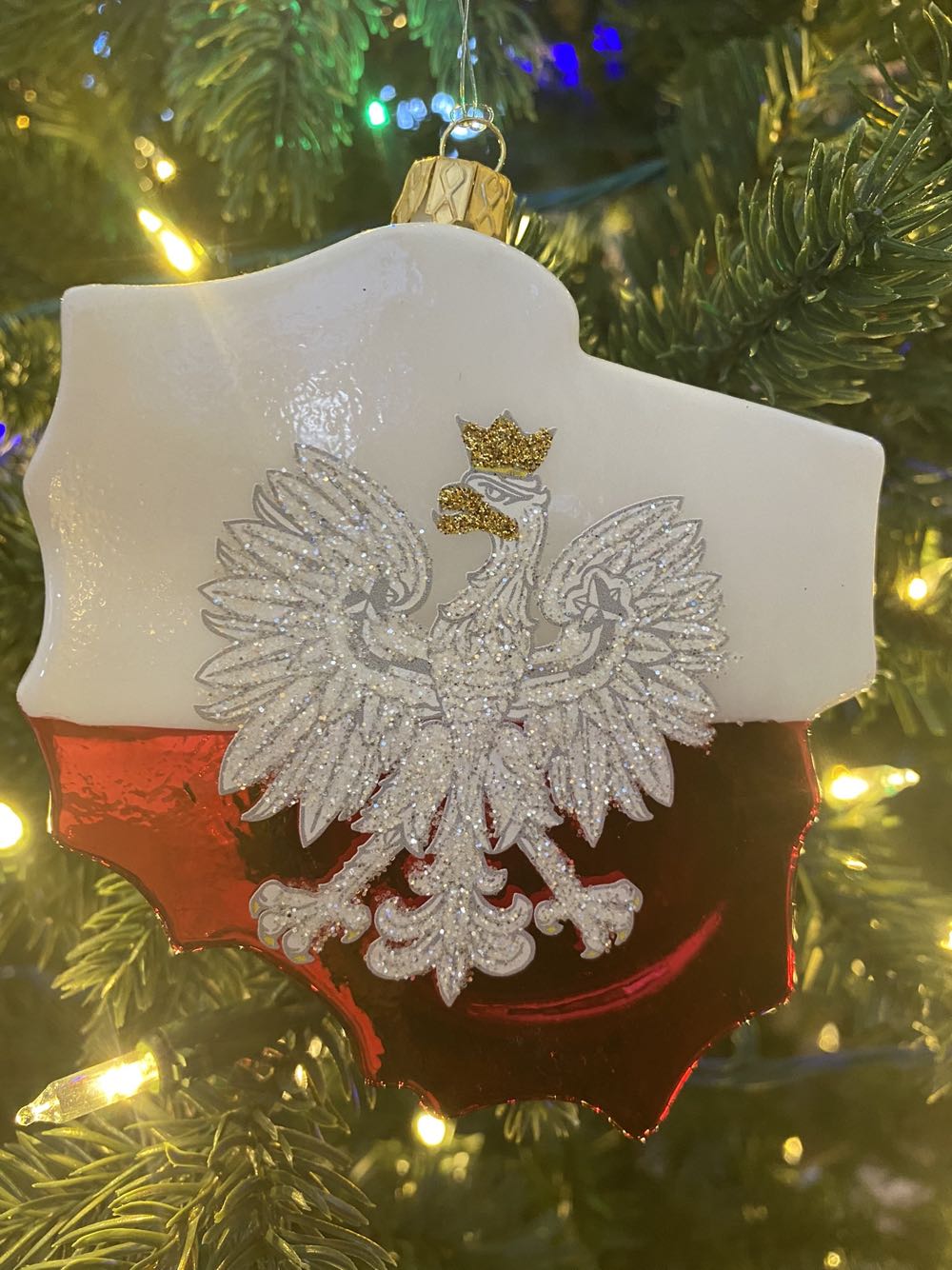 Poland’s Contour With Eagle / Kontur Polski Z Orłem  ornament collectible - Main Image 2