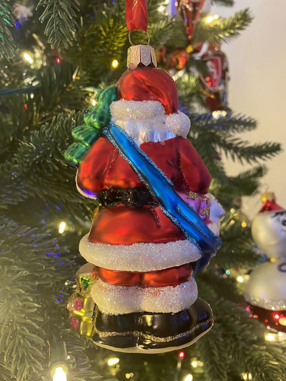Holiday Heilroom Santa’s Bag Of Gifts ornament collectible - Main Image 2