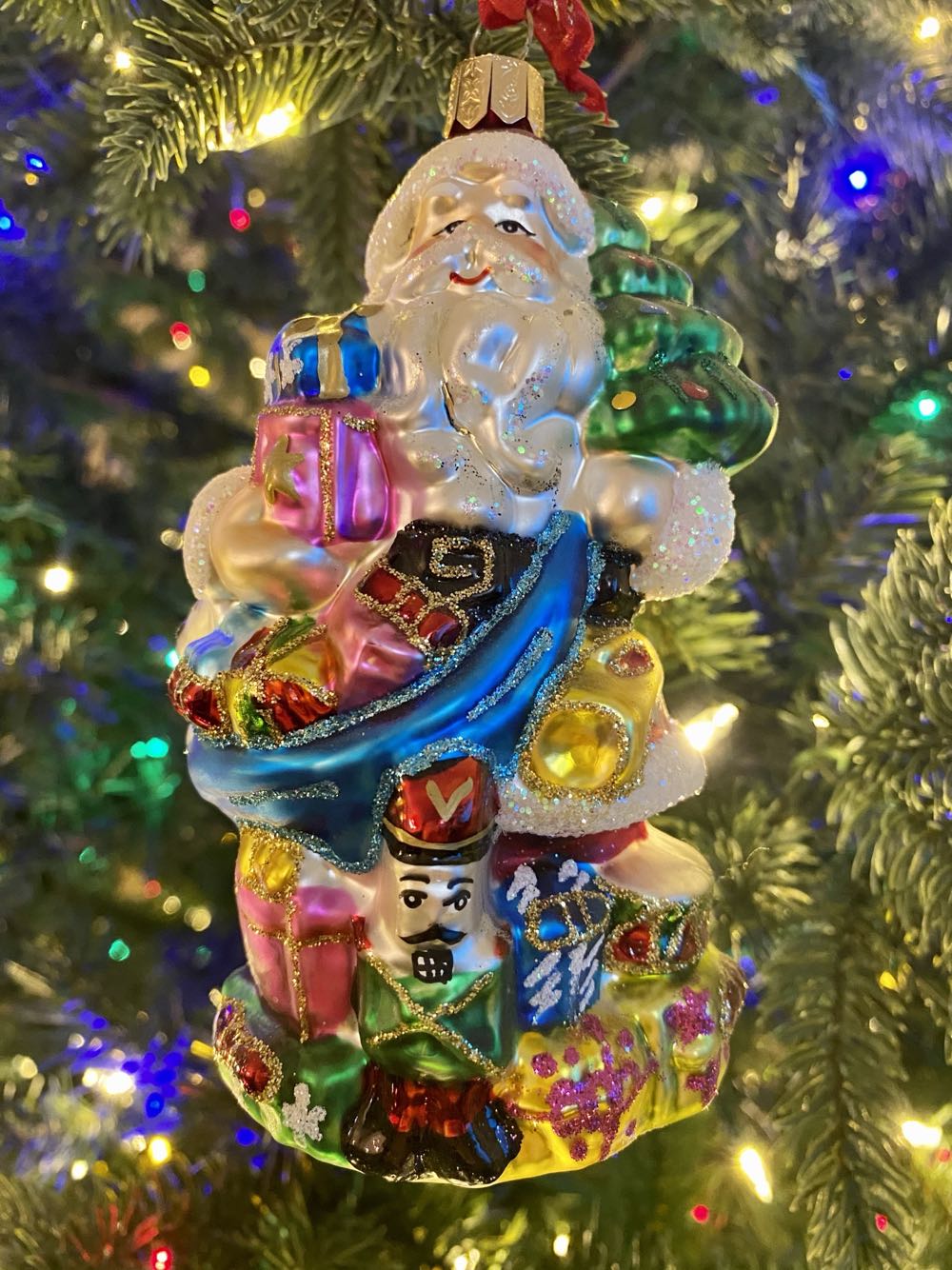 Holiday Heilroom Santa’s Bag Of Gifts ornament collectible - Main Image 3