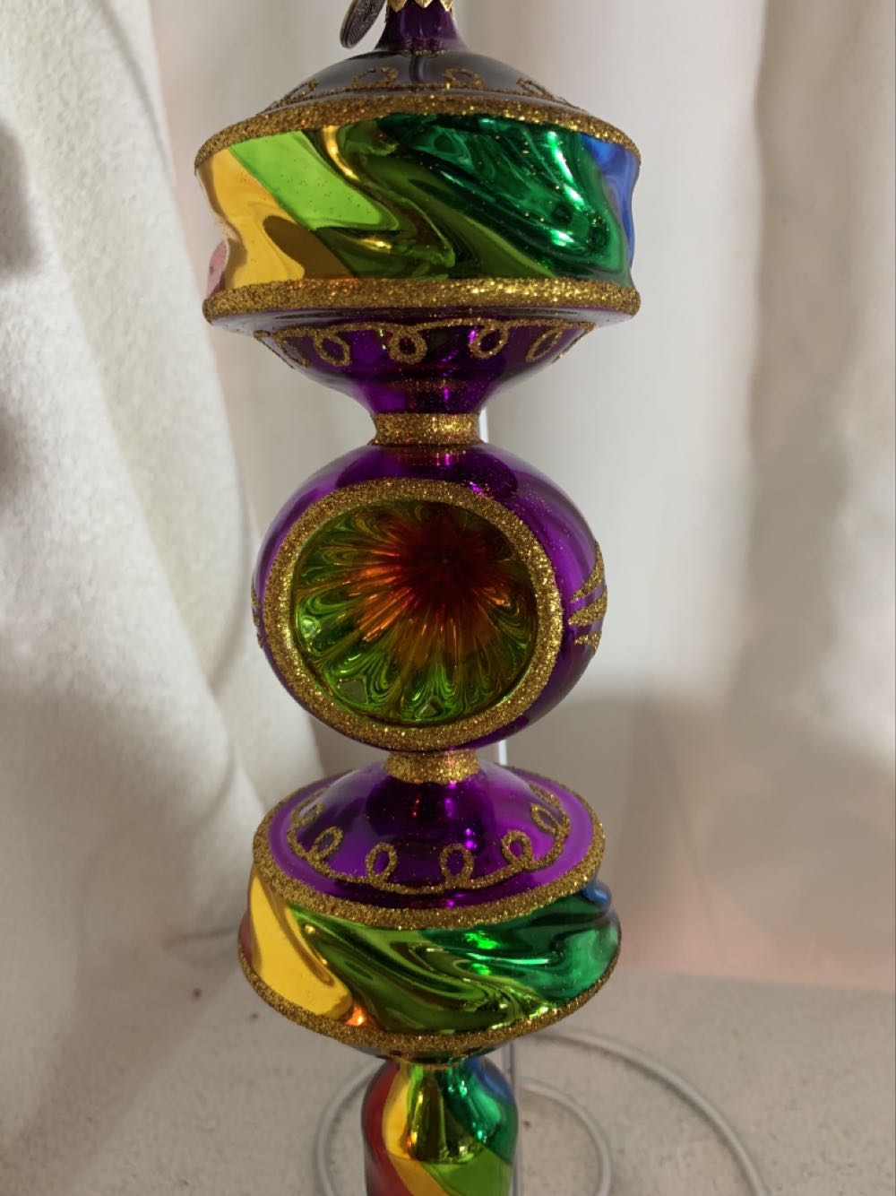 Glass Rainbow Drop W/ Reflector (Circus) ornament collectible - Main Image 4
