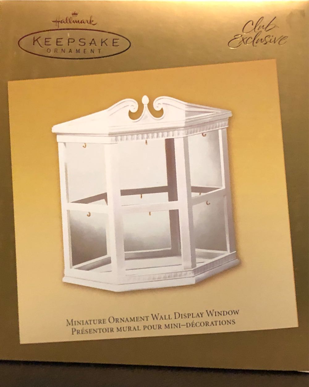 Miniature Ornament Wall Display Window - Keepsake Miniatures (Miniature Ornaments) ornament collectible - Main Image 1