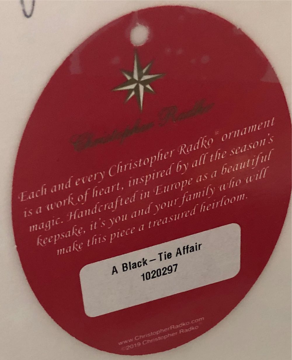 A Black Tie Affair  ornament collectible - Main Image 2