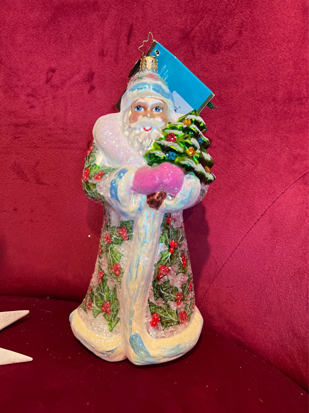 The Pioneer Woman Measuring Cups and Cow Bowl 3 Piece Christmas Ornament Bundle