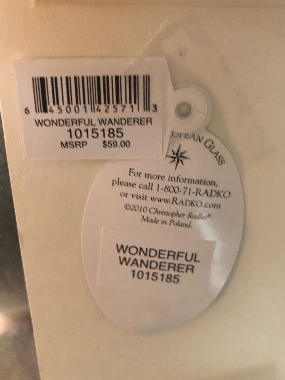 Wonderful Wanderer  ornament collectible - Main Image 2