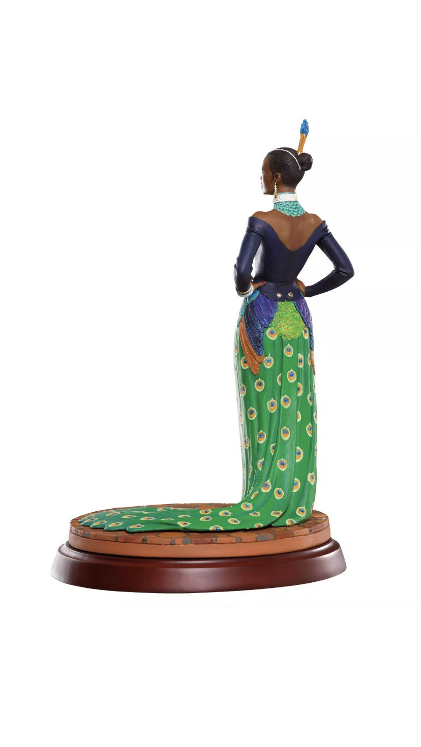 Thomas Blackshear Ebony visions lady peacock  ornament collectible [Barcode 882864318183] - Main Image 3