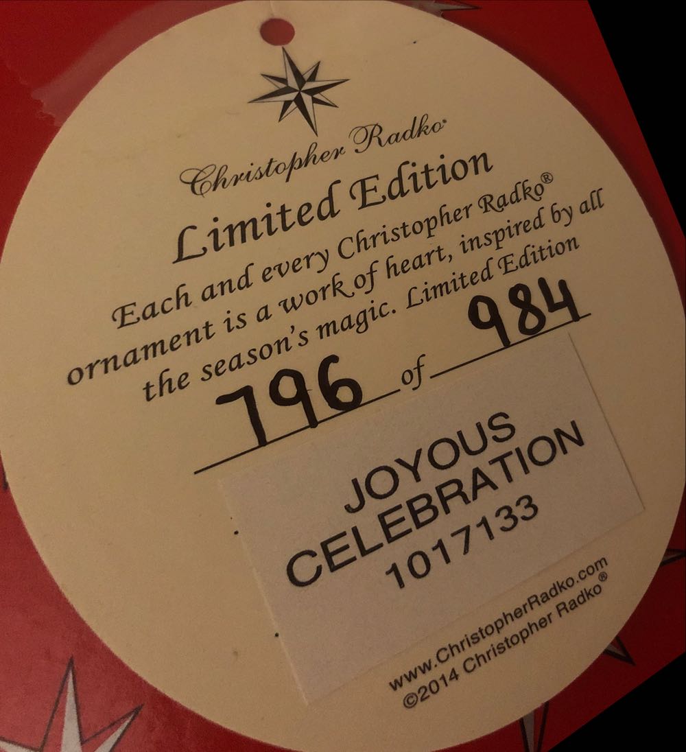 Joyous Celebration  ornament collectible - Main Image 2