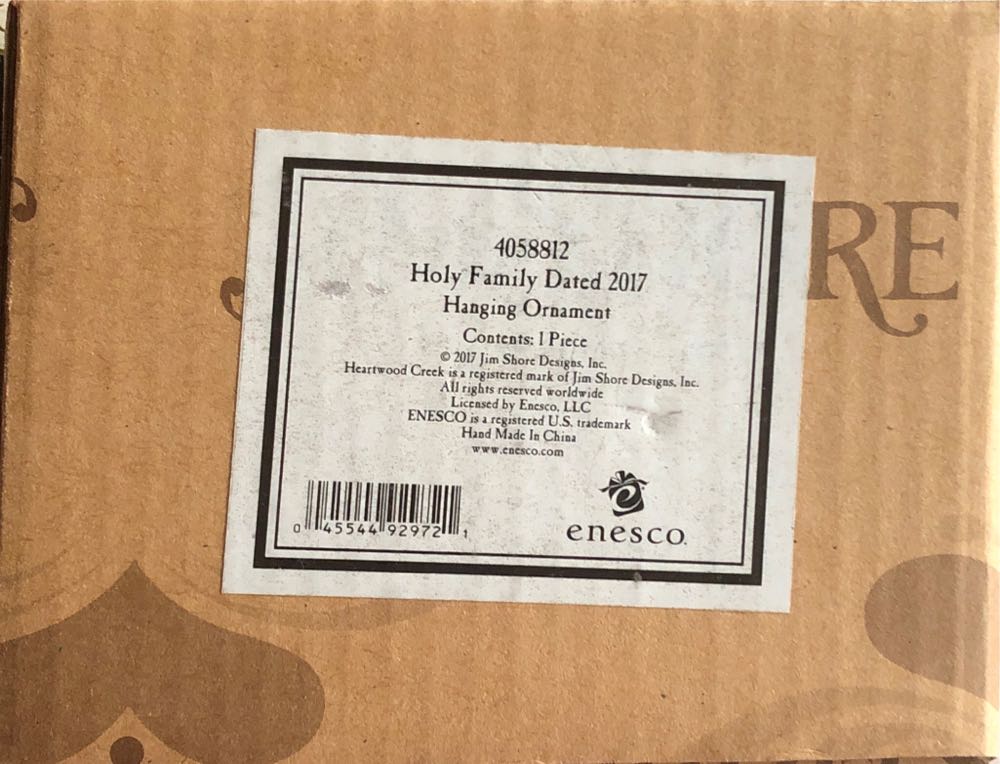 Enesco Jim Shore Heartwood Creek Nativity Scene Christmas Ornament 4058812 New - Jim Shore Heartwood Creek (Nativity Scene) ornament collectible [Barcode 045544929721] - Main Image 2