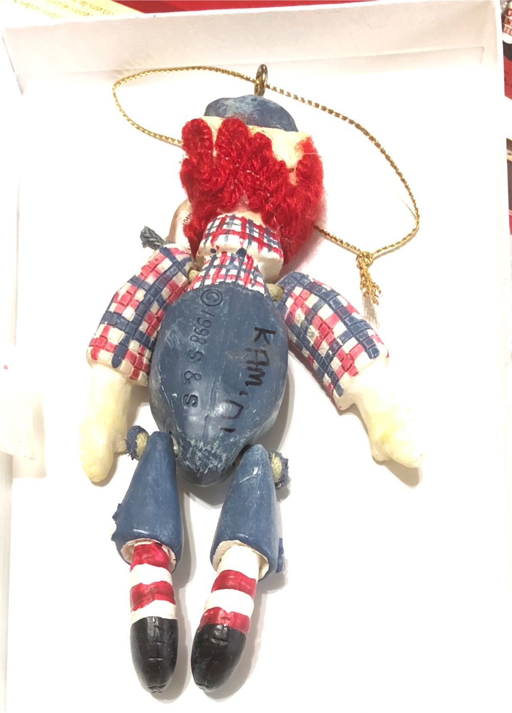 Raggedy Andy - Raggedy Ann & Andy (Raggedy Andy) ornament collectible - Main Image 2