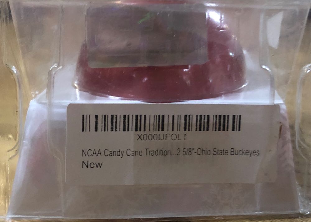 Ohio State - NCAA Candy Cane Tradition - Collegiate Collection (Ohio State) ornament collectible - Main Image 2