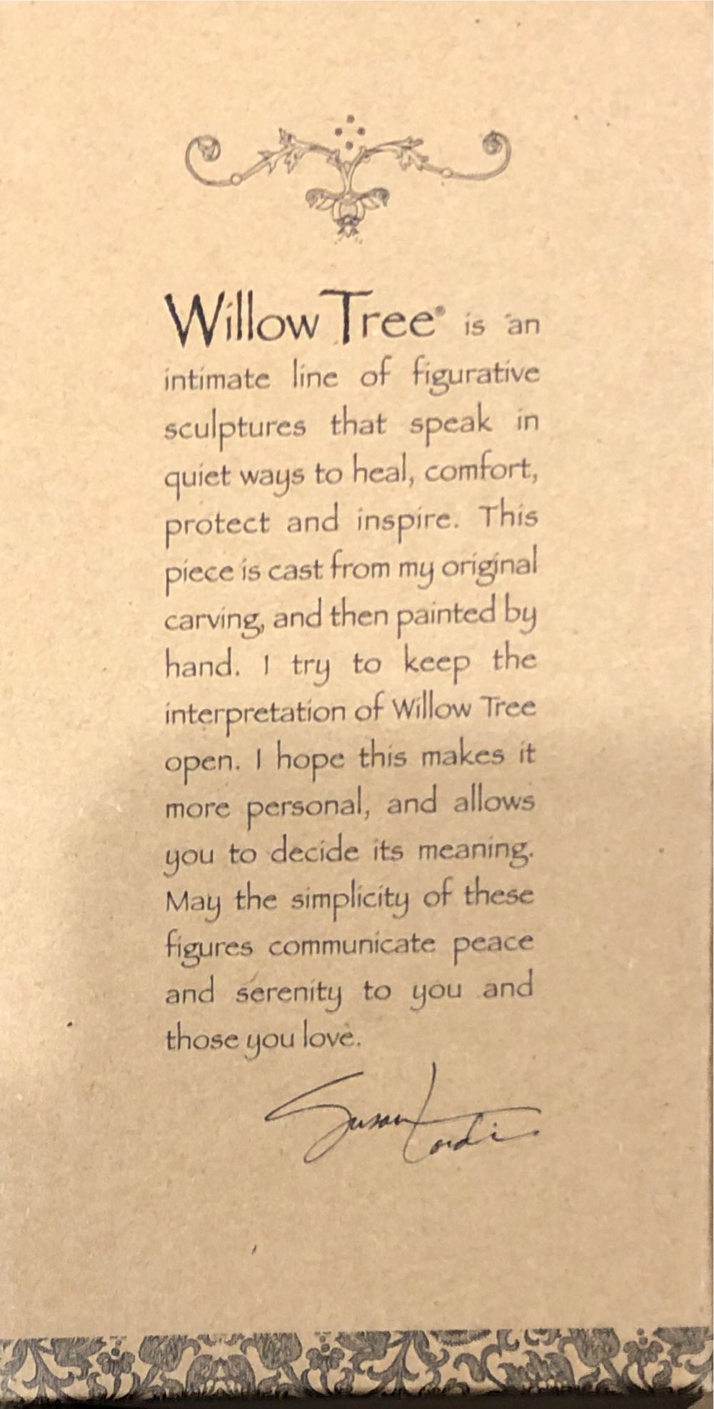 Sheltering Animals For The Holy Family - Willow Tree Susan Lordi (Nativity) ornament collectible [Barcode 638713219275] - Main Image 3