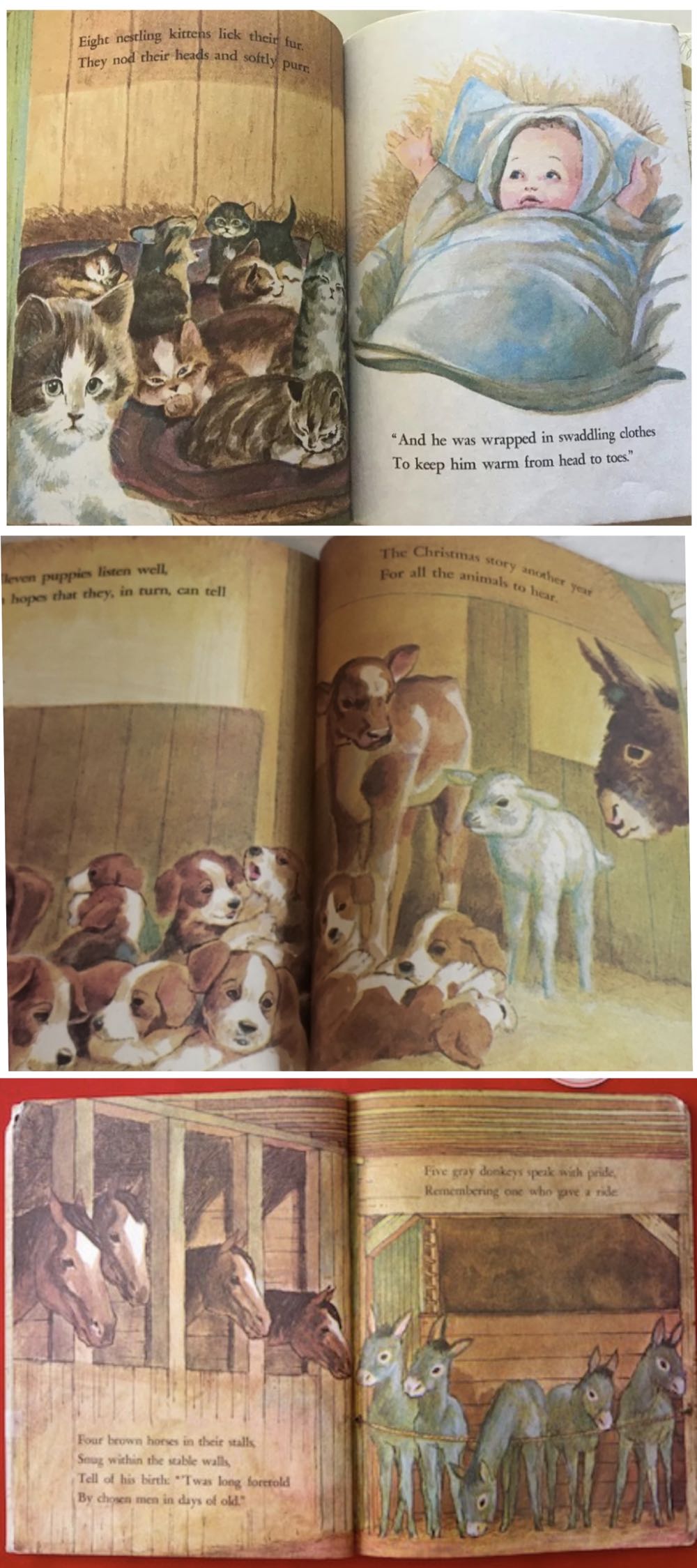 Book - The Animals’ Christmas Eve - Little Golden Book (Children’s Story) ornament collectible - Main Image 3