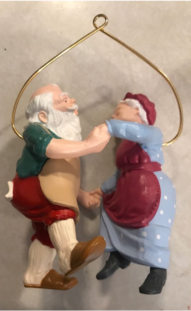 Mr And Mrs Claus 3 - Shall We Dance - Mr. And Mrs. Claus (Santa) ornament collectible - Main Image 1