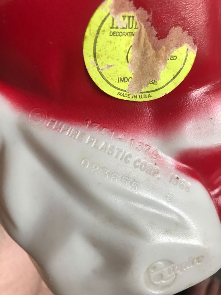 Empire - Christmas - Santa Lamp - Santa (Blow Mold) ornament collectible - Main Image 2