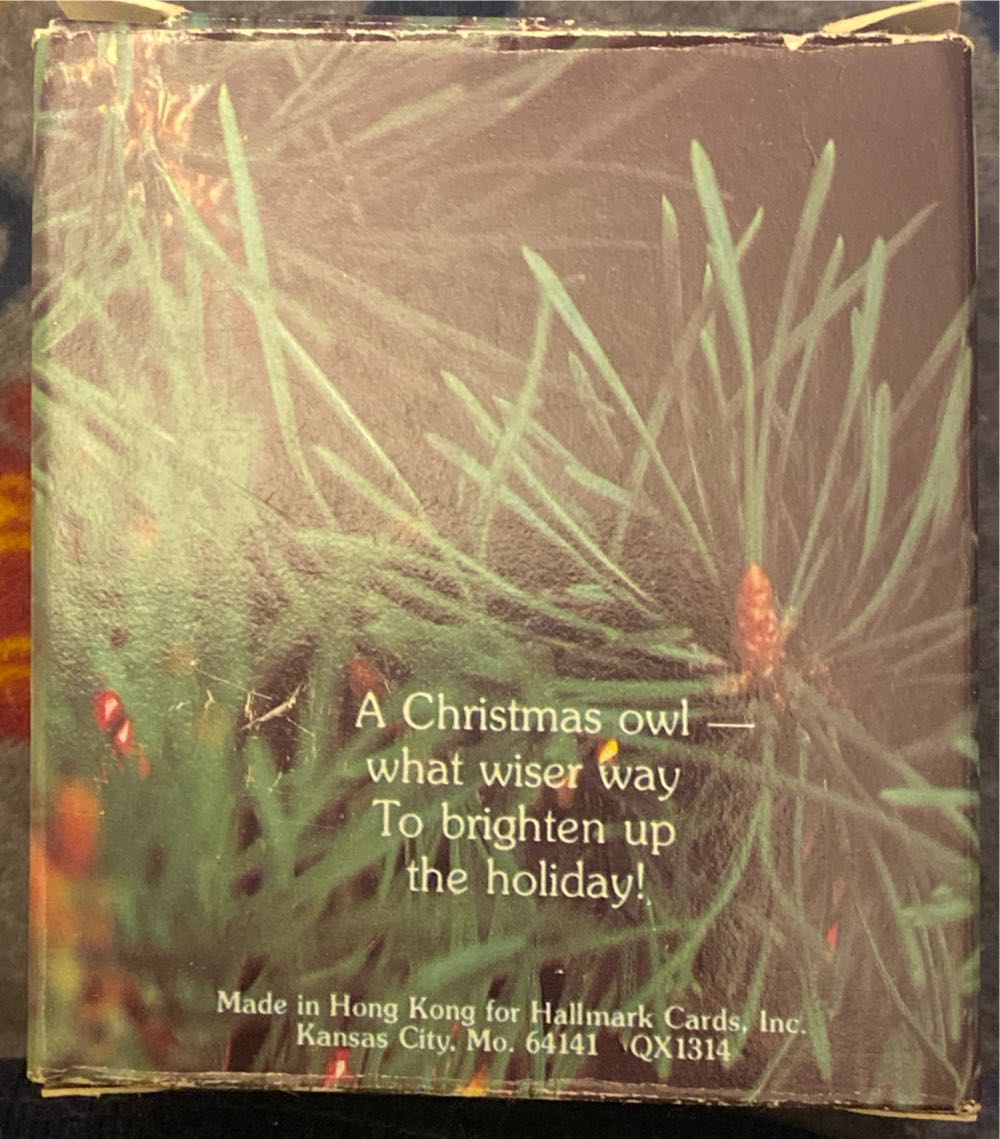 Christmas Owl - Owl (Animals) ornament collectible - Main Image 3