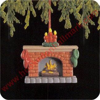 Warm Memories - Miniature - Fire Place (Miniature) ornament collectible - Main Image 1